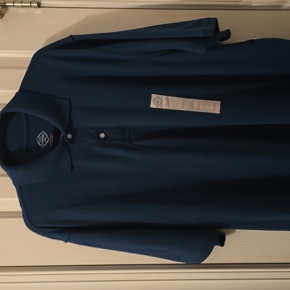 St. John's Bay Other - ST. JOHNS BAY MEN'S BIG AND TALL TEAL BLUE SHORT SLEEVE POLO SHIRT SIZE 2XLT